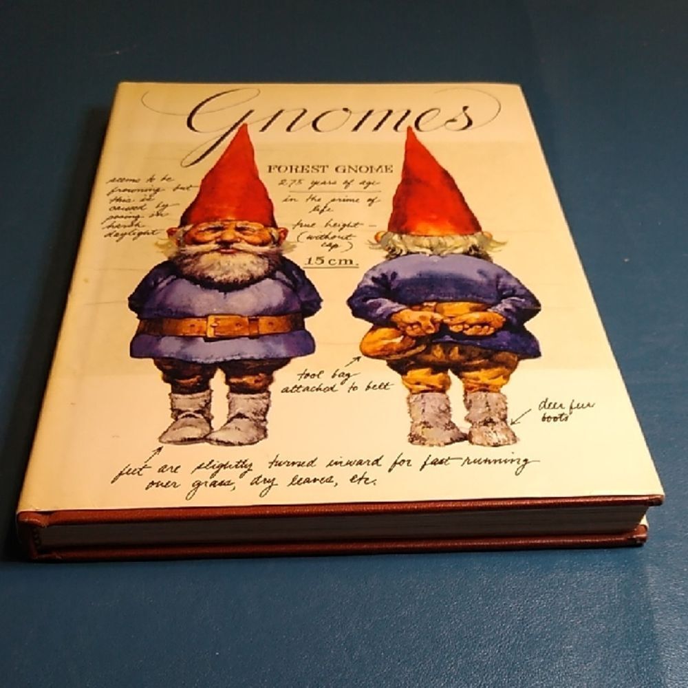 Gnomes Hardcover Book with Illustrations 1977